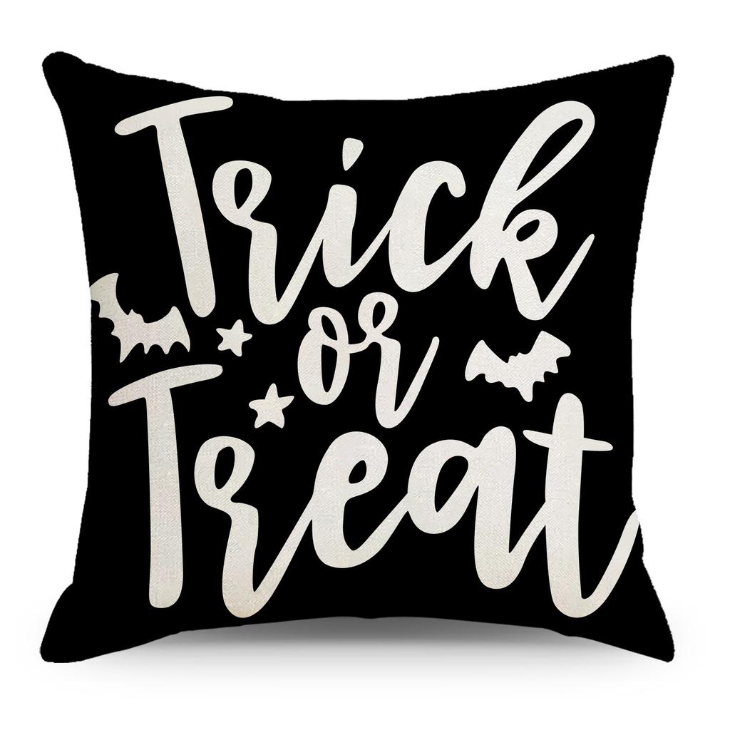 Halloween Cushion Cover 45x45 Pillowcase pumpkin witch car Printed Sofa Cushions Decorative Pillowcover Home Decor Pillow case