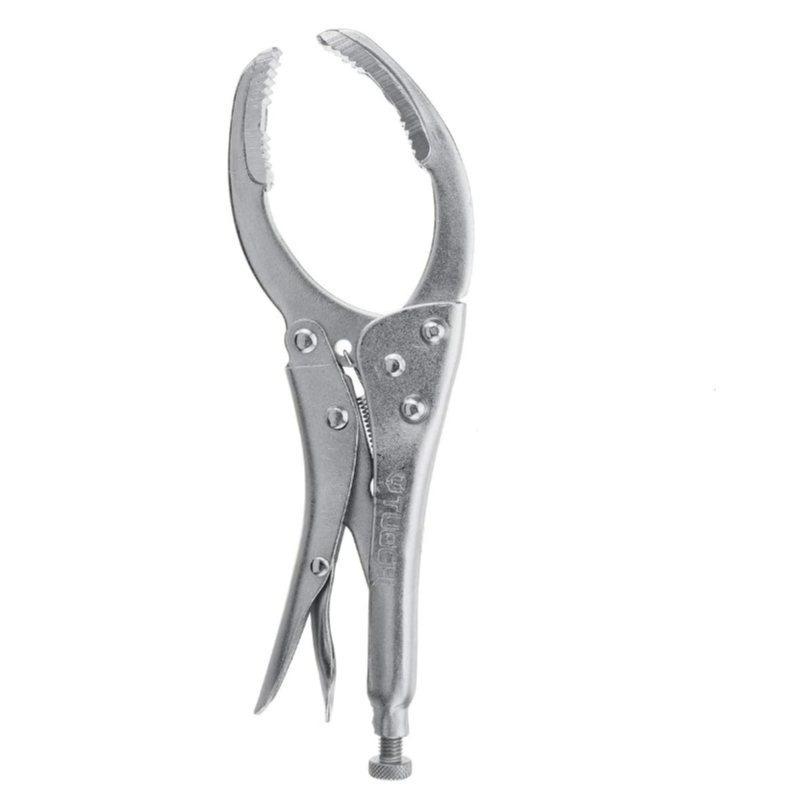 9.5-inch Locking Oil Filter Wrench - Heavy-duty Alloy Steel Adjustable Vice Design, Non-slip Tooth Design, Suitable for Car/Truc