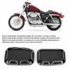 CNC Motorcycle Accessories for Harley Road King: Front Brake & Oil Pump Covers