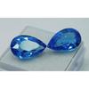 Light Blue Sapphire 19.30 Carat Natural Pear Shape Pair Loose Gemstone CERTIFIED A-1629