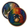 1/2 Sets DIY Nativity Embroidery Kit Adults Beginners Christmas Holy Story Stamped Cross Stitch Hand Embroidery Starter Kit DIY Enthusiasts Gift