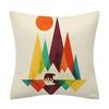 Color Geometric Crayon Painting Series Pattern Cushion Cover Decoration Chair Sofa Pillow Cover Home Decoration Pillow Cover