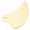 Gua Sha Facial Tool Copper Facial Scraping Massage Tool Promote Circulation Face Guasha Board Portable Face Scraping Plate for Face Lifing