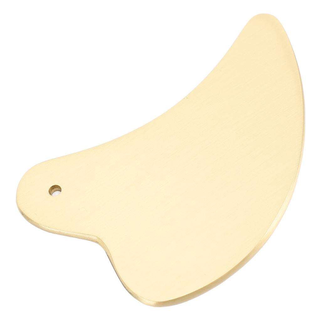 Gua Sha Facial Tool Copper Facial Scraping Massage Tool Promote Circulation Face Guasha Board Portable Face Scraping Plate for Face Lifing