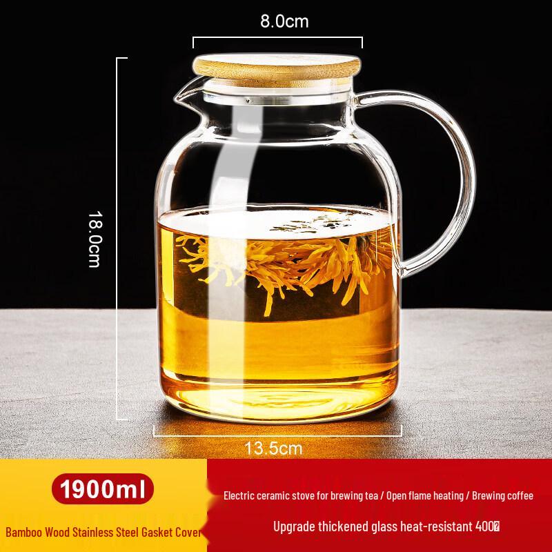 Стеклянный чайник ZISIZ