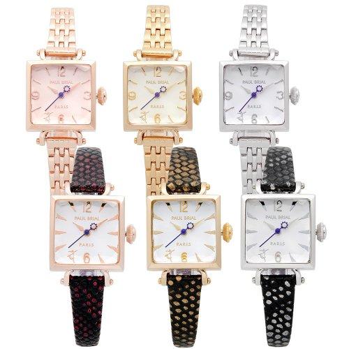 

[GEIGER] GEIGER Women s Cubic Bracelet Watch GE1139 PB8007WS