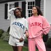 Cross-Stitch Half-High Collar Round Neck Sweatshirt - Simple, Comfortable, for Everyday Life.