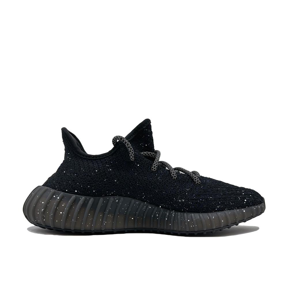 Adidas Originals Yeezy Boost 350 V2 Abrasion Resistant Low top Running Shoes Unisex Black Red GY7164(Team499-)