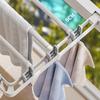 Anti-slip Sock Folding Clothes Dryer Windproof Multi-Clip Drying Rack Folding Drying Rack  Indoor