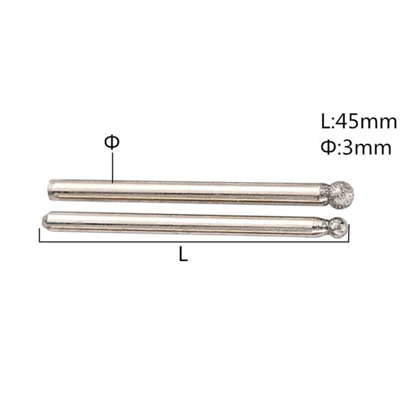 Elmas Taşlama Oyma Kesme Çapak Ucu Seti Dremel Döner Alet Taş Cam için