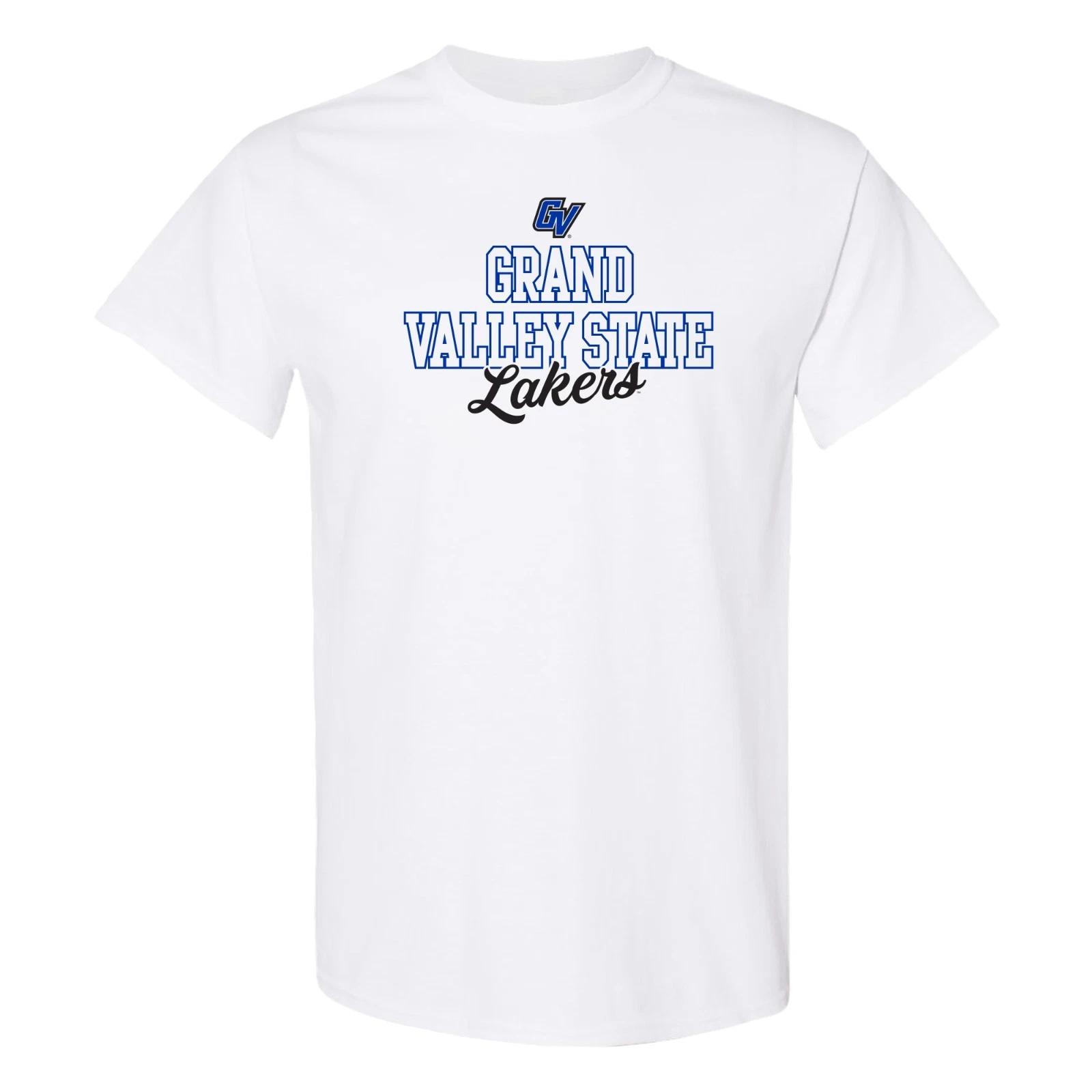 Grand Valley State Fresh Script T-Shirt - White S
