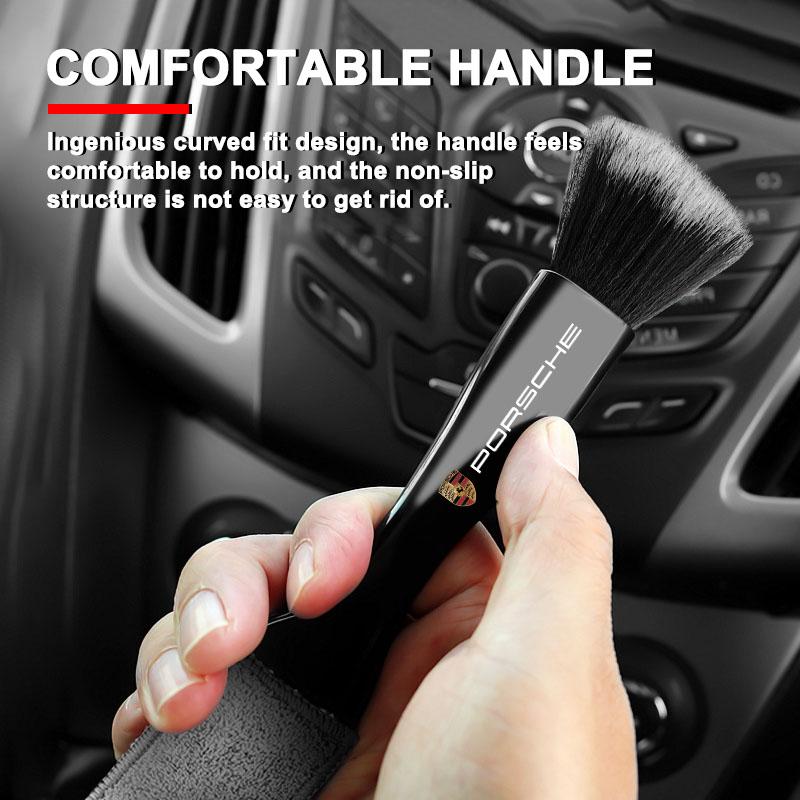 Car Air Conditioning Air Outlet Cleaning Dust Removal Soft Brush Cleaning Tool For Porsche Boxster Cayenne Panamera Macan Cayman 911 918 996 917 991
