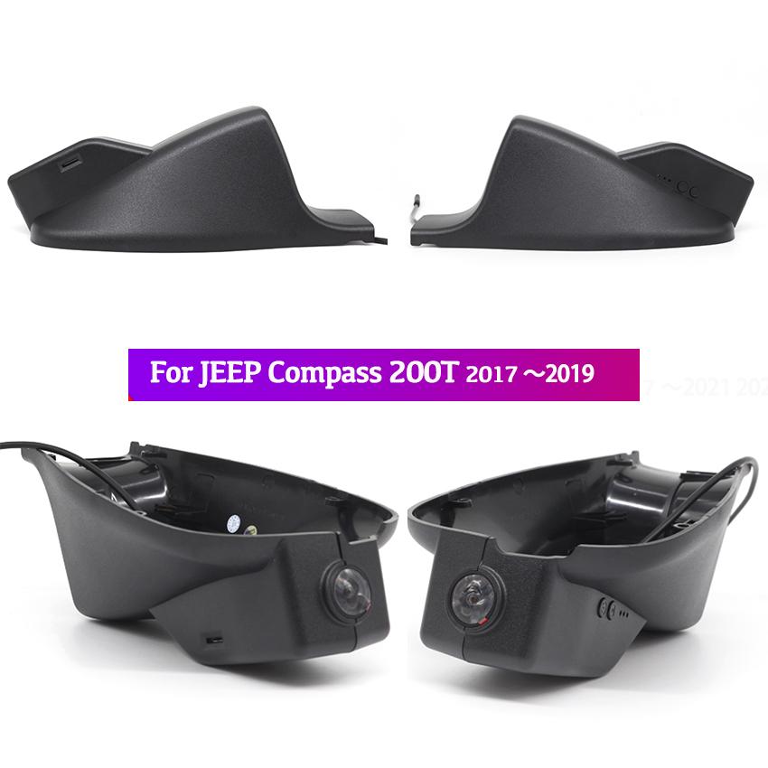 Car DVR Wifi Video Recorder Dash Cam Camera For JEEP Compass 200T 2017 2018 2019 2020 2025 high quality Night vision full hd
