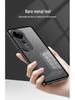Vivo S30 Pro Metal Frame Snap-On Frosted Back Case with Lock Buckle for S20 V40