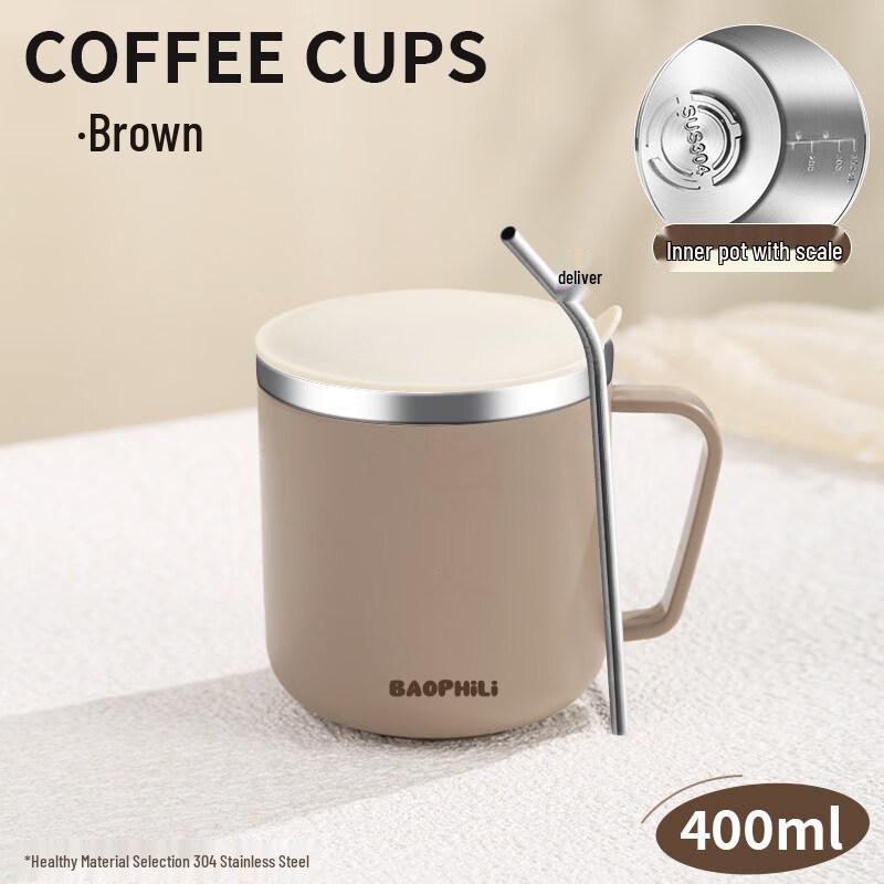 ZISIZ Children s Clay Mug with Stainless Steel Liner