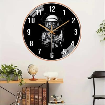 Cute Cartoon Wall Clock Luxury Modern Fashion Personality Art Mute 8 Inch Wall Clock Free Punch Simple Creative Art Atmosphere