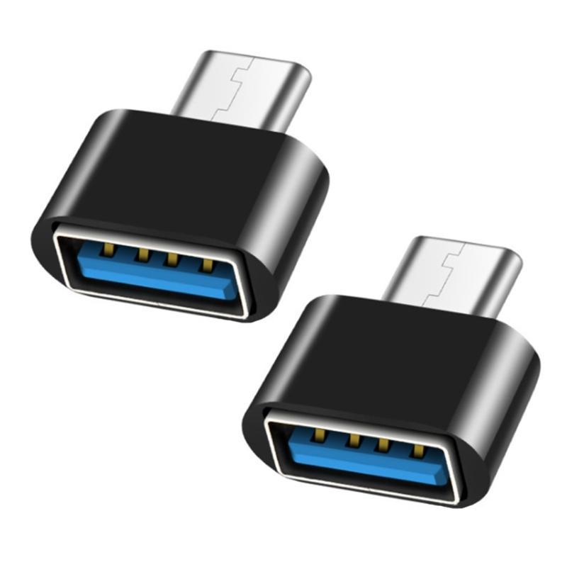 1 Pair TypeC to USB Adapter  Interface Conversion  Data Transmission Charging Conversion for Mobile Phones and Tablets