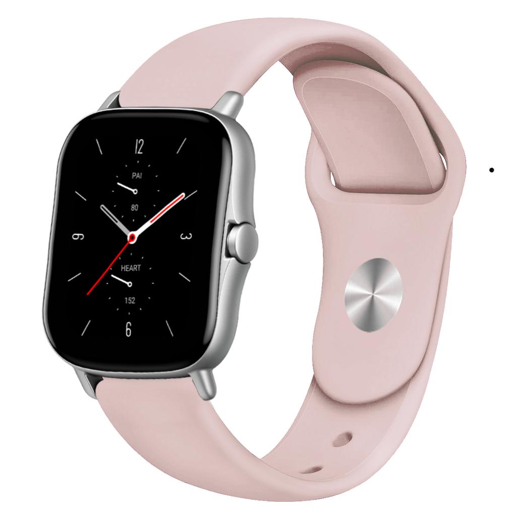 20mm/22mm Klockarmband För Amazfit GTS 4/3/2/2e/Mini/GTR 42mm/GTR 4/3 Pro Silikonarmband Amazfit helio/balance 2 bip 5 6 band