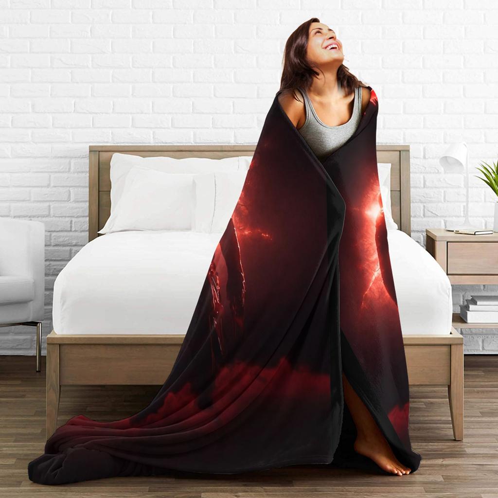 Horror Blood Ocean Iron Lung Movie Blankets Fleece Air Conditioning Multi-function Warm Throw Blanket for Sofa Car Bedspreads