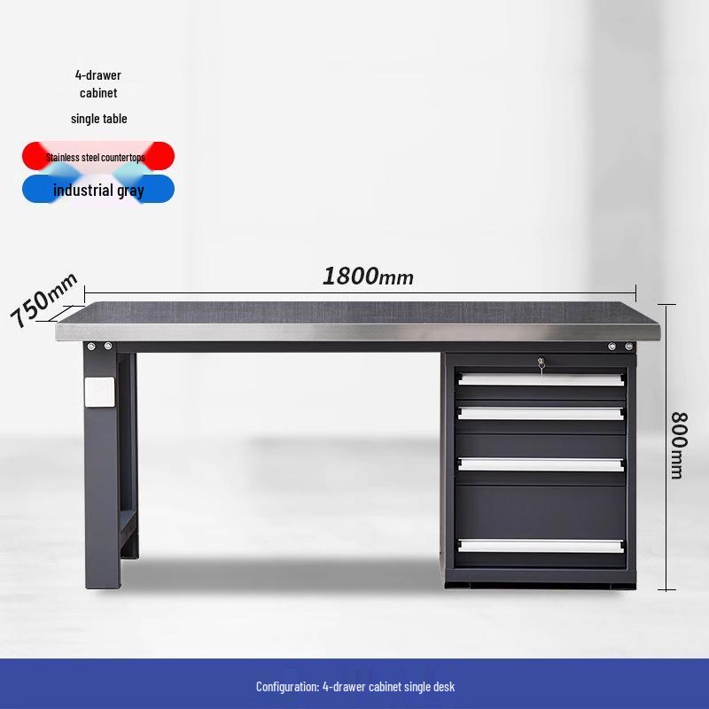 Stainless Steel Heavy Duty Anti-static Workbench for Workshop and Maintenance