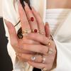 European Style Pleated Open Ring: Exquisite, Luxe Design for Women
