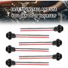 Carleef 6PCS 194 Bulb Socket with Extension Wiring Harness,T10 Socket for 158 161 168 175 W5W 194 Bulb,Universal Tail Light Socket Car Accessories