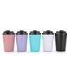 Simple American Double-Layer Mini Stainless Steel Thermal Insulation Vacuum Coffee Cup, Small Office Portable Direct Drinking Milk Cup