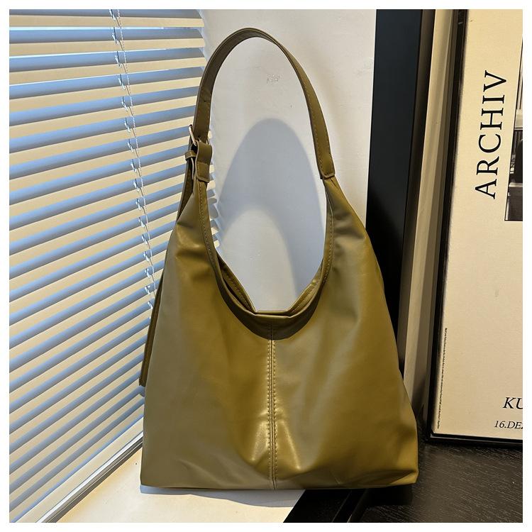 

Сумка большой вместимости женская осенняя универсальная новая на плечо сумка-ведро популярный класс сумка-тоут зелёный