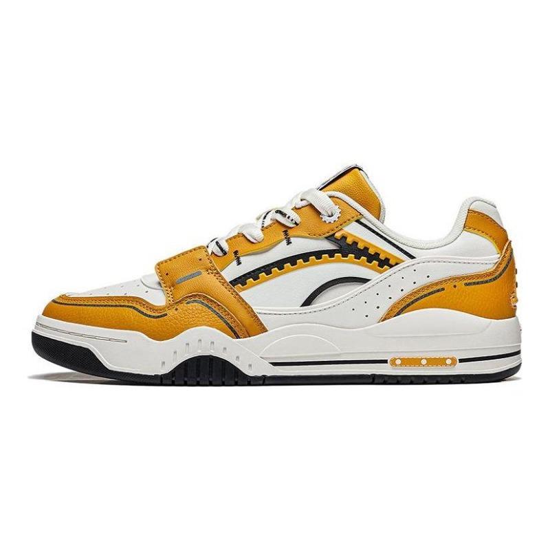 Li-Ning Yuebai Dream Unisex Low Top Skate Shoes Orange White AGCS427-12 38
