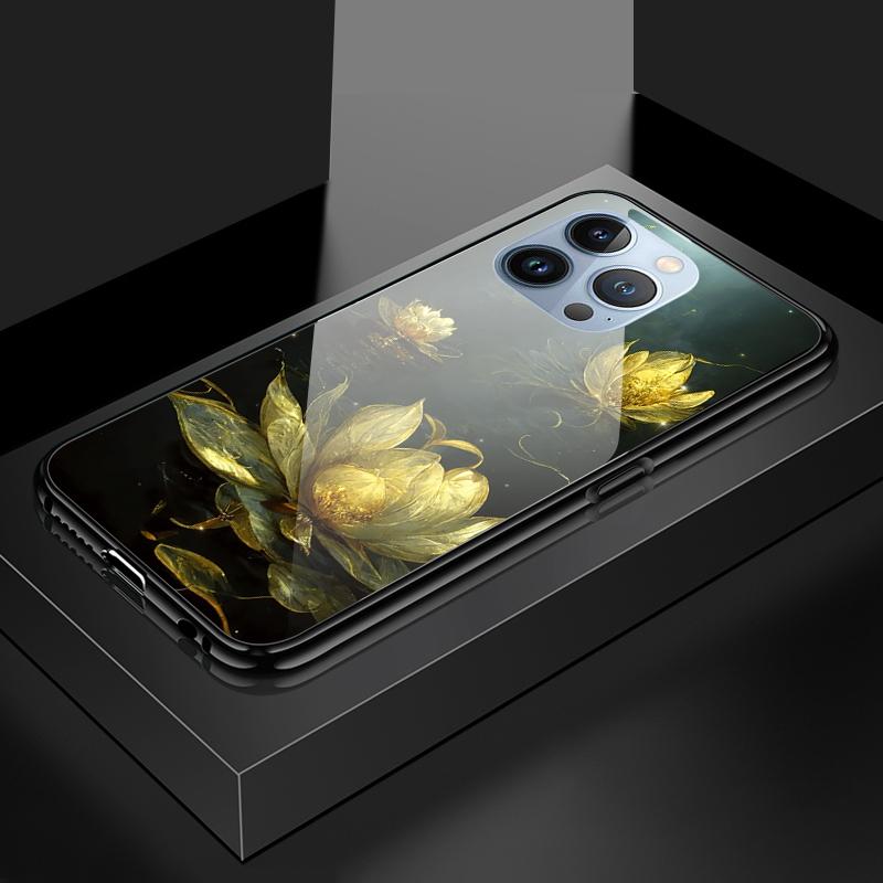 Tempered Glass Phone Case For OPPO Reno13 Reno14 Realme 11 12Pro 14 GTNeo6 C21Y C53 C75 OnePlus Nord2 NordCE3Lite Soft Edge Shockproof Smooth Shell