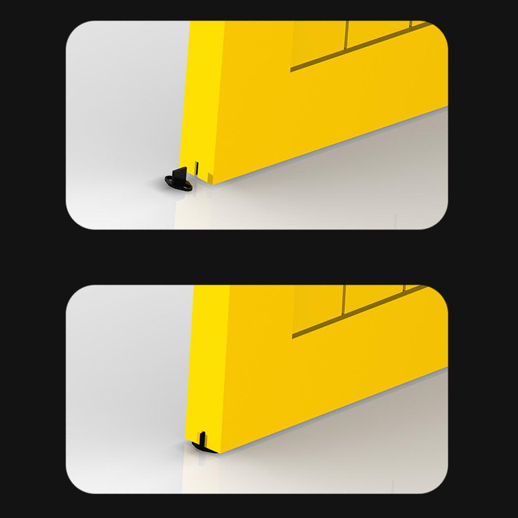 Ghid de podea pentru ușă de hambar ABS, înlocuire, anti-rugină, detașabil, acoperit, ghiduri de fermă pentru fermă, accesorii hardware