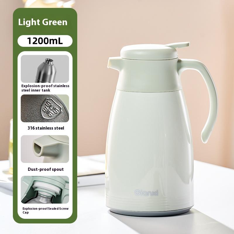 

Gianxi Insulated Pot Household 316 Stainless Steel Hot Pot Large Capacity Dormitory Student Warm Water Bottle Insulated Pot