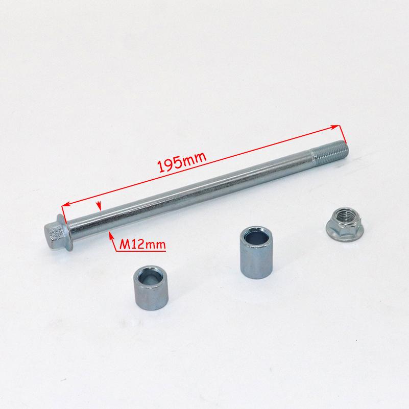 Motorcyle Parts Front Rear Wheel Hub 12mm 190mm 200mm 225mm -260mm Axle Shaft Axis Sleeve Fit PIT PRO Trail Dirt Bike QUAD ATV