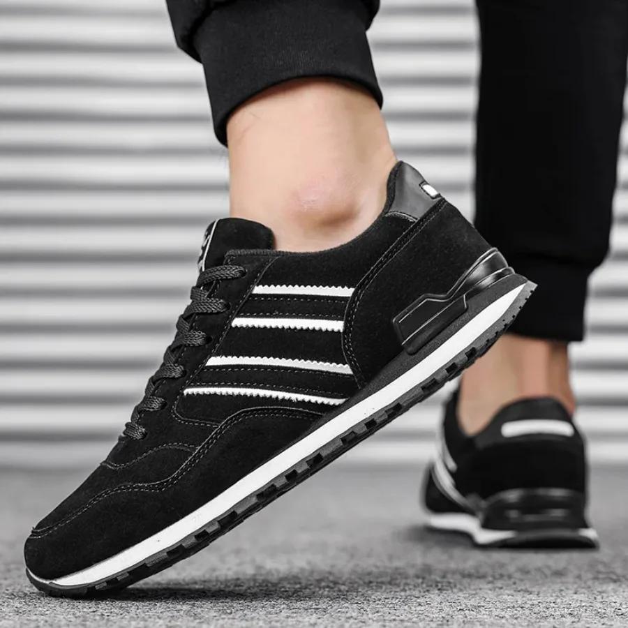 Artificial Leather Men Causal Shoes Male Spring Men Casual Light Shoes Sneakers Lac-up Flats Breathable Outdoors Sapato Sneakers