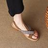 Fashion 2024 Summer Open Toe Women Sandals Flats Women Shoes Fashion Women Platform Shoes Flat with Gladiator Sandals Women