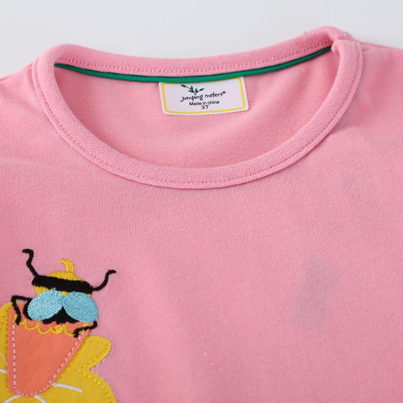 New Summer Arrivals: Girls' Short-Sleeve Embroidered Round-Neck Knit Princess Dresses