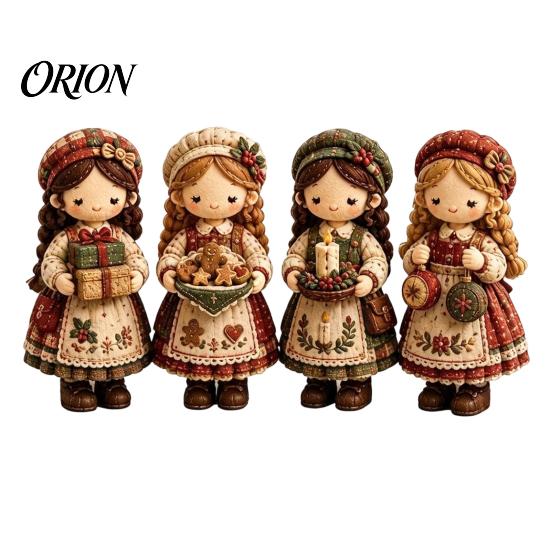 Sewing Starter Kit Patchwork Girl DIY Kit, 3D Doll Craft Set with Pre-Cut No-sew Fabric Thread Needles, Cute for Home Decor Handmade Gift