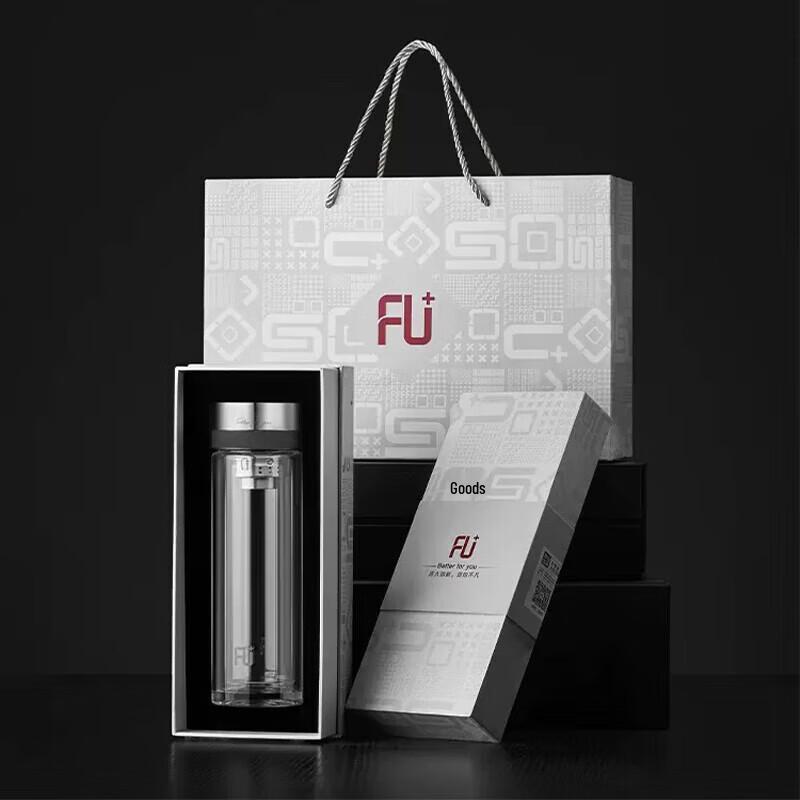 FUGUANG FU+ Classic Double Layer Glass Cup