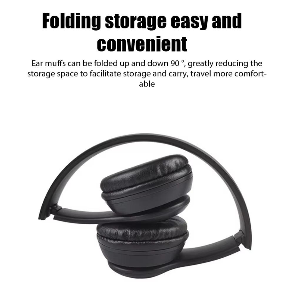 Head Mounted P47 Bluetooth Headset HiFi Sound P47 Wireless Headset Fashion P47 Headphone  Sports