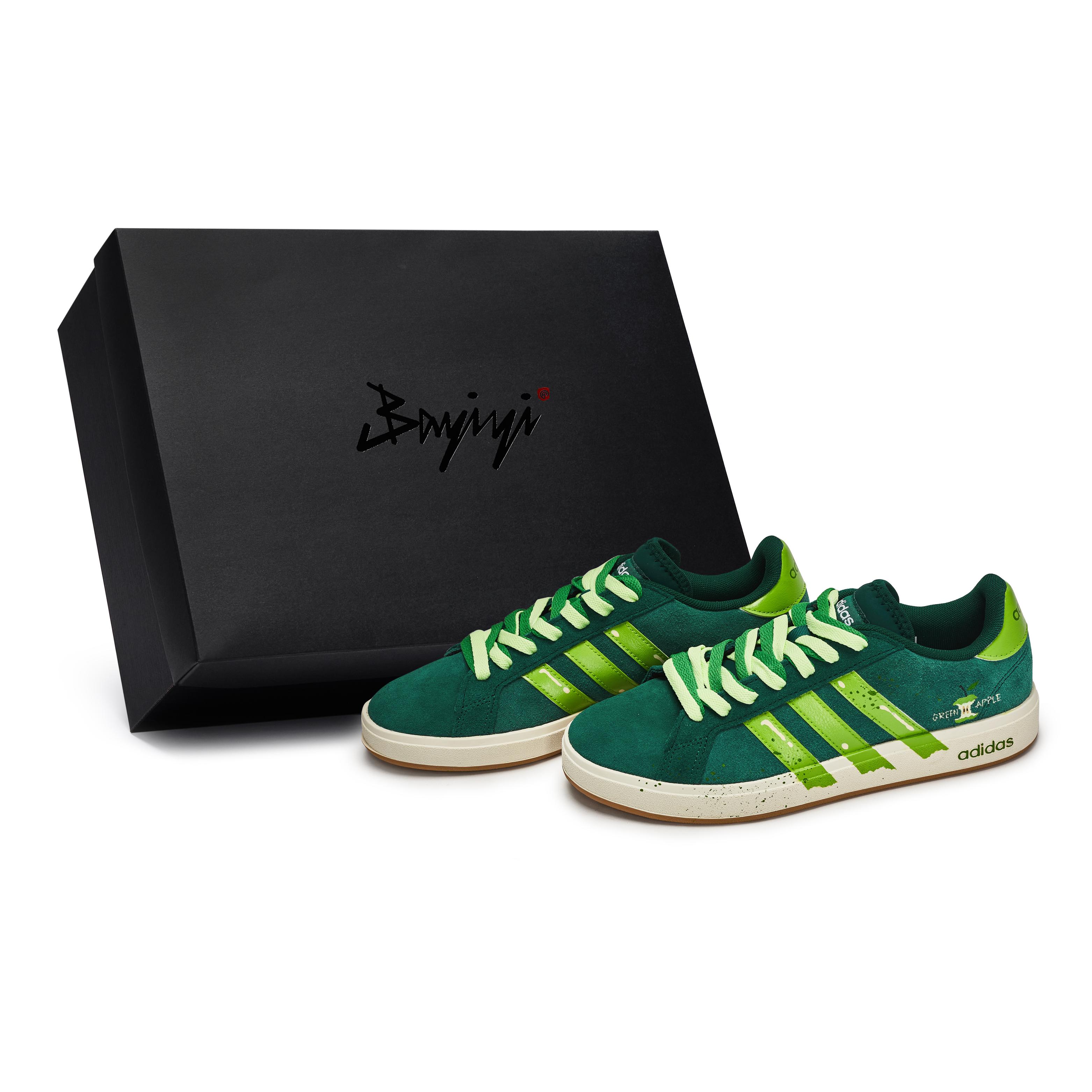 

Adidas Grand Court Base 00s Skateboard Shoes Unisex Low Top Green IH6187(Team80-S-BOX) 36⅔