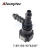 Hot Sale 5/16''-7.89mm Tee Connector Quick Released Fitting for Universal Type Automotive Parts