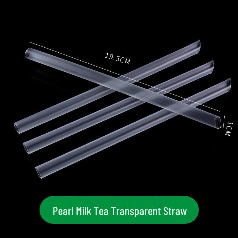 Einweg durchsichtige Bubble Tea Strohhalme