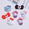 10 Pcs New Mini Kawaii Cartoon Animal Halloween Cat Resin Scrapbook Diy Jewellery Children Gift Hairpin Accessories A140