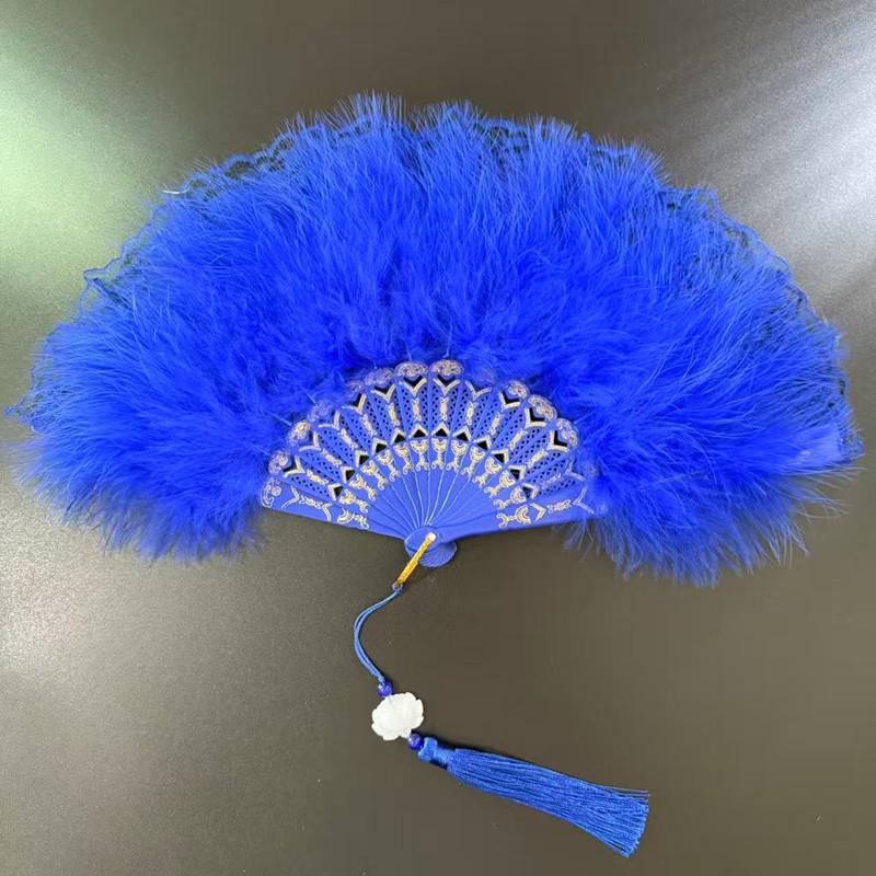 Black Lace Chinese Style Folding Fan for Cheongsam, Lolita, and Hanfu Fashion Shows