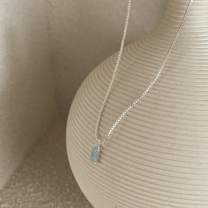 Xiaomi Beliebte funkelnde Halskette für Frauen Silber Farbe Schlüsselbein Kette Choker Modeschmuck Hochzeit Party Geburtstagsgeschenk