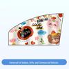 Car Magnetic Sun Shade: Cartoon Interior Children's Blackout Curtain for Summer Heat and Sun Protection.
