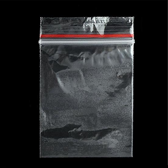 100Pcs Mini Reclosable Zip Portable Clear Pouch Storage Bags