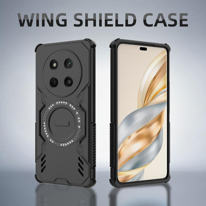 Armor Protective Heat Dissipation Phone Case For Huawei Honor 200 400 Pro X9C Magic 7 Lite Cover Magnetic Shockproof Shell