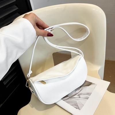 Casual Soft-faced Retro Small Bag Women's New Underarm Bag Fashionable Texture Broadband Shoulder Crossbody Dumpling Bag