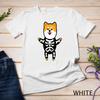 Shiba Inu Skeleton Costume Cute Easy Dog Halloween Gift Unisex T-shirt